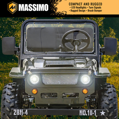 125cc Mini Jeep | Willys Edition | 3-Speed | Off Road | Gasoline Engine